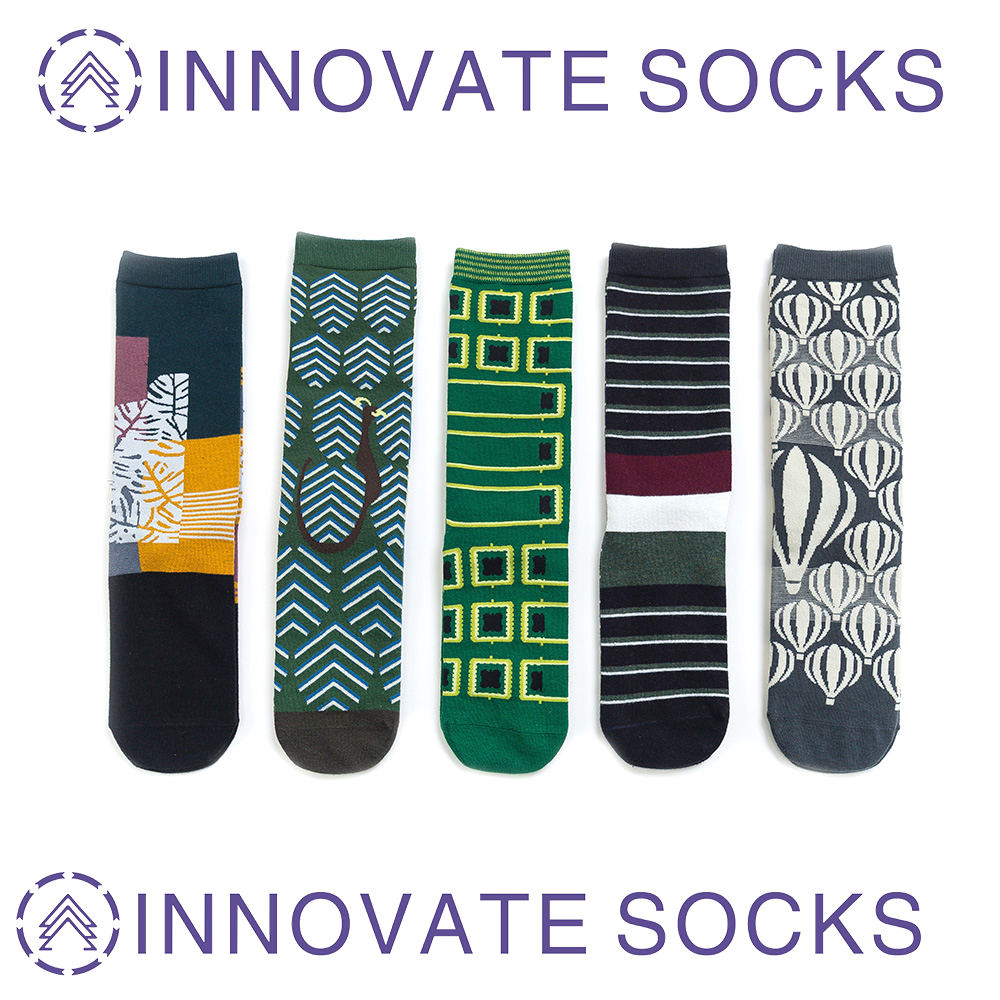 Creative Ab Socks Vasen ja oikea jalka miehet ja naiset kirjallisuus ja taide Snowflake Socks Custored Cotton Socks