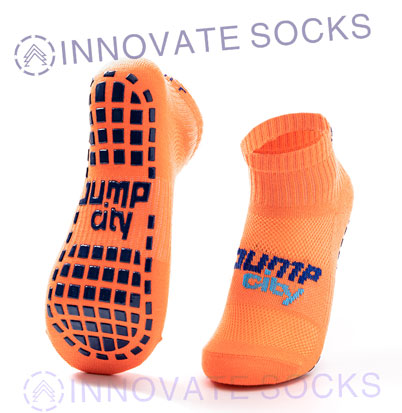 Jump City Anklen Skidin vastainen verkko Trampoliini Park Socks