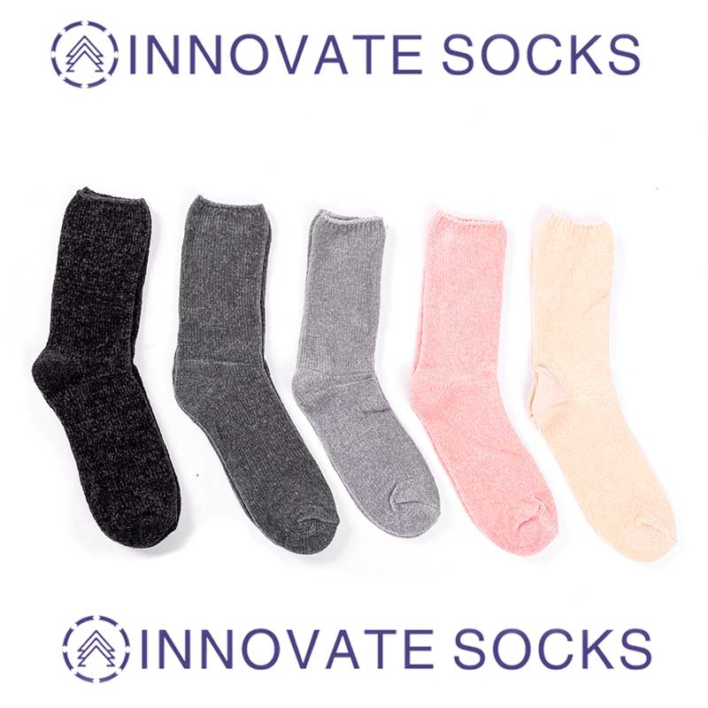 Naiset Lämmin Super Soft Plush Slipper Sock Winter Fluffy Microfiber Crew Socks Satunnainen Koti Nukkuva Fuzzy Cozy Sock