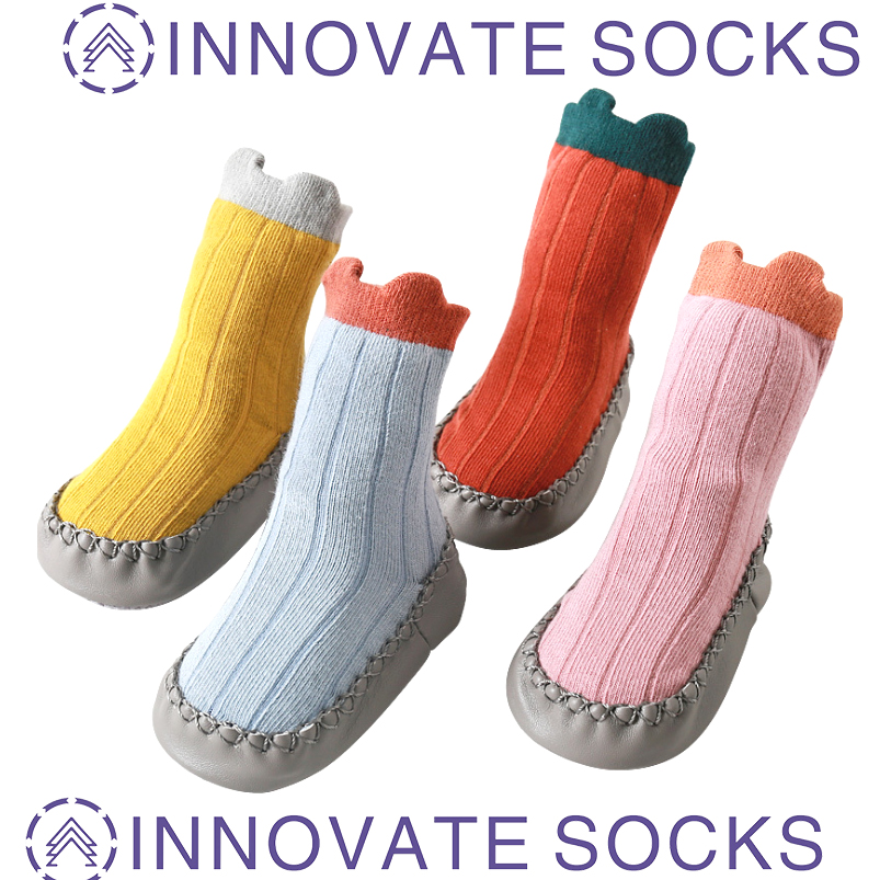 Indoor Non-slip Baby Floor Socks Newborn Cartoon Soft Sole Footware Baby Socks